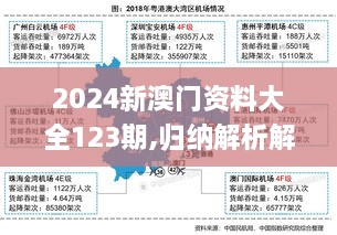 2024新澳門(mén)資料大全123期,歸納解析解答解釋現(xiàn)象_AYR9.72.91精致生活版