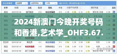 2024新澳門今晚開獎號碼和香港,藝術(shù)學(xué)_OHF3.67.97深度版