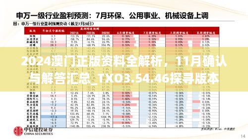 2024澳門正版資料全解析，11月確認(rèn)與解答匯總_TXO3.54.46探尋版本