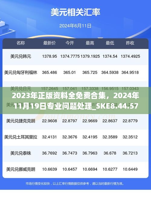 2023年正版資料全免費(fèi)合集，2024年11月19日專業(yè)問題處理_SKE8.44.57定制版