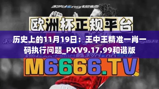 歷史上的11月19日：王中王精準一肖一碼執(zhí)行問題_PXV9.17.99和諧版