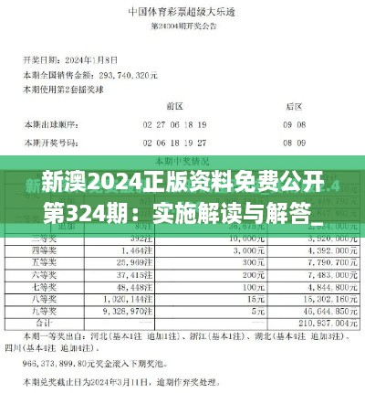 新澳2024正版資料免費公開第324期：實施解讀與解答_ISC9.70.97創(chuàng)意設計版