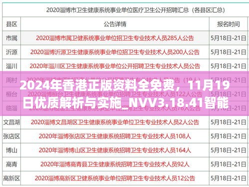 2024年香港正版資料全免費(fèi)，11月19日優(yōu)質(zhì)解析與實(shí)施_NVV3.18.41智能共享版