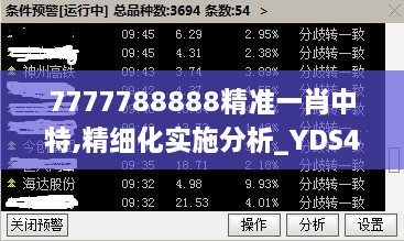 7777788888精準(zhǔn)一肖中特,精細(xì)化實(shí)施分析_YDS43.521妹妹版