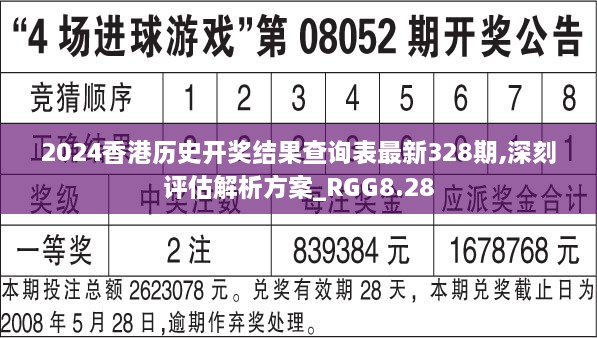 2024香港歷史開獎結(jié)果查詢表最新328期,深刻評估解析方案_RGG8.28