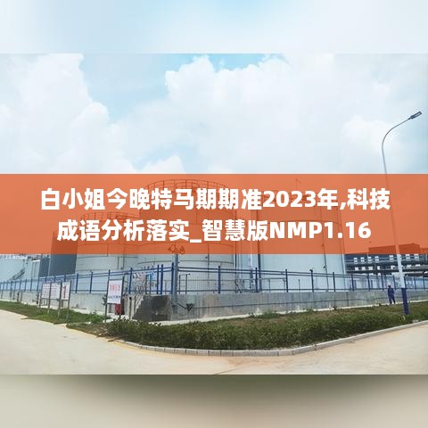 白小姐今晚特馬期期準2023年,科技成語分析落實_智慧版NMP1.16