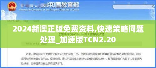 2024新澳正版免費(fèi)資料,快速策略問(wèn)題處理_加速版TCN2.20