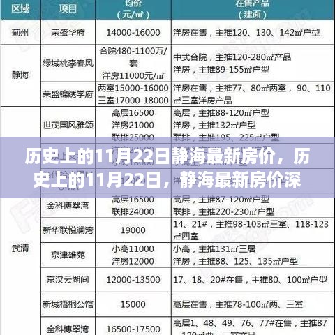 歷史上的11月22日靜海最新房價(jià)，歷史上的11月22日，靜海最新房價(jià)深度解析