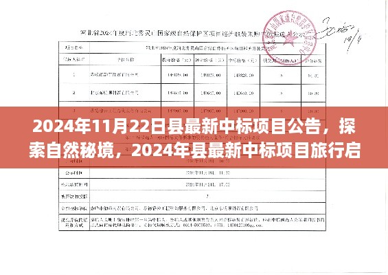 探索自然秘境，縣最新中標項目旅行啟程公告（2024年）