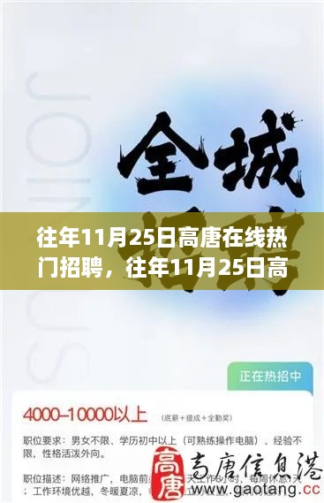 往年11月25日高唐在線招聘盛況與熱門產品全面評測介紹