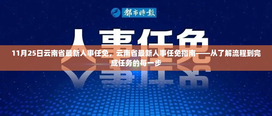 云南省最新人事任免詳解，從流程指南到任務(wù)完成每一步的指引