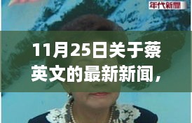 11月25日關(guān)于蔡英文的最新新聞，溫馨日常故事，蔡英文的最新新聞與友情盛宴