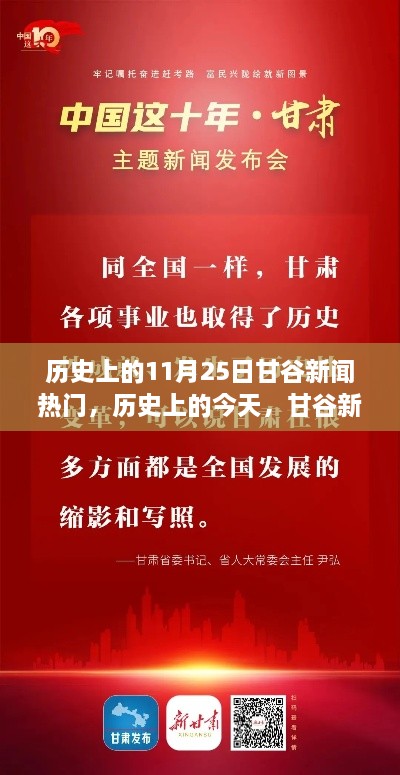 歷史上的今天甘谷新聞鼓舞人心，塑造自信與成就之路