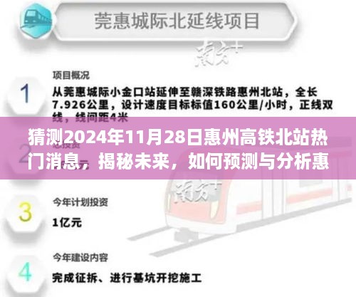 揭秘未來熱門消息，惠州高鐵北站發(fā)展預(yù)測與深度分析指南（2024年11月28日版）