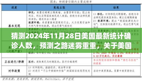 迷霧中的預(yù)測，美國未來確診人數(shù)探討與2024年11月28日猜測數(shù)據(jù)