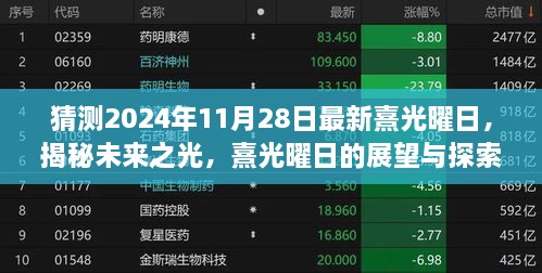 揭秘未來之光，熹光曜日的展望與探索（預(yù)測至2024年11月28日）