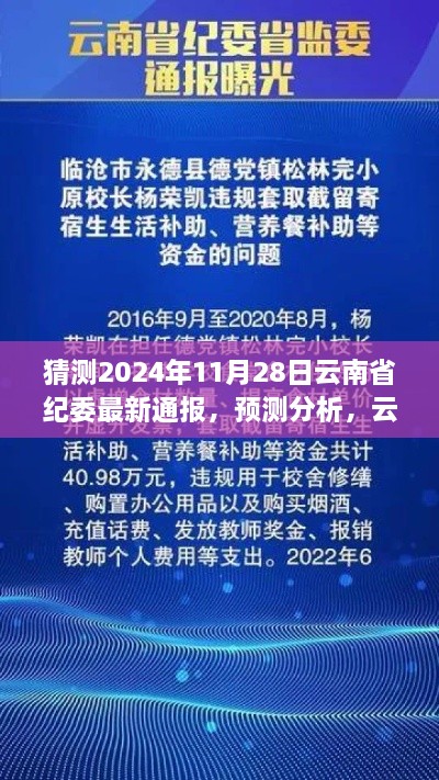 云南省紀委最新預測分析通報動態(tài)展望（2024年11月版）