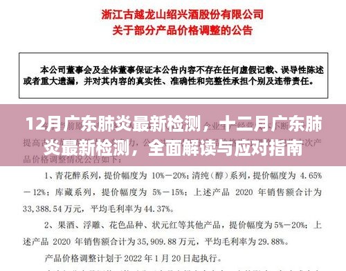 12月廣東肺炎最新檢測(cè)，十二月廣東肺炎最新檢測(cè)，全面解讀與應(yīng)對(duì)指南