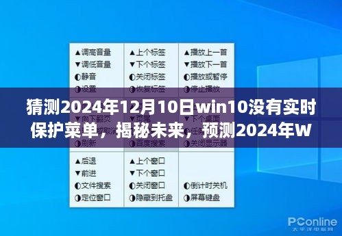 揭秘預測，2024年Windows 10系統(tǒng)更新后實時保護菜單何去何從？未來趨勢分析。