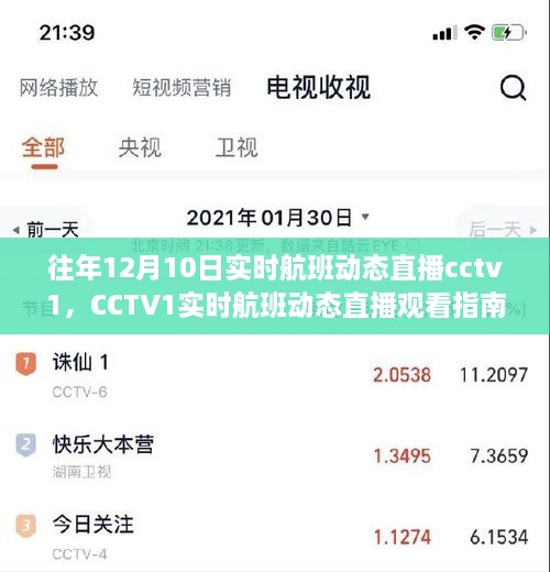 CCTV1實時航班動態(tài)直播指南，輕松追蹤航班動態(tài)，初學(xué)者友好教程