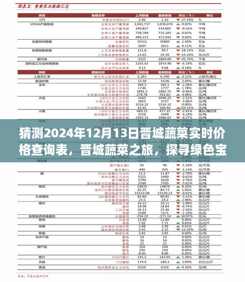 晉城蔬菜價格預測與綠色寶藏探尋之旅，心靈之旅啟程于2024年12月13日