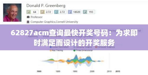 62827acm查詢(xún)最快開(kāi)獎(jiǎng)號(hào)碼：為求即時(shí)滿(mǎn)足而設(shè)計(jì)的開(kāi)獎(jiǎng)服務(wù)