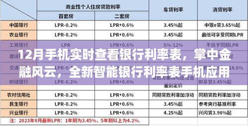 掌中金融風(fēng)云，實(shí)時查看銀行利率表的手機(jī)應(yīng)用