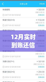 12月實(shí)時(shí)到賬，高效管理信用卡欠款，輕松還信用卡