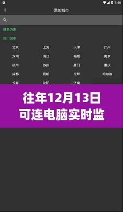 歷年12月13日精選，可連電腦實時監(jiān)視相機(jī)全解析與功能展示