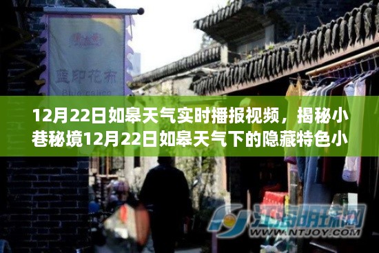 揭秘如皋小巷秘境，特色小店與12月22日天氣實時播報視頻