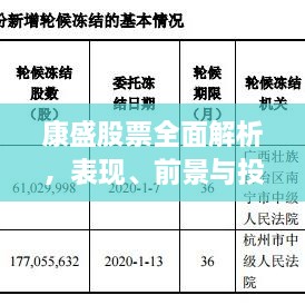 康盛股票全面解析，表現(xiàn)、前景與投資考量指南