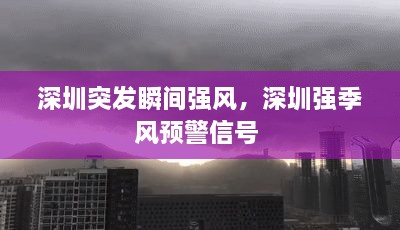 深圳突發(fā)瞬間強(qiáng)風(fēng)，深圳強(qiáng)季風(fēng)預(yù)警信號 