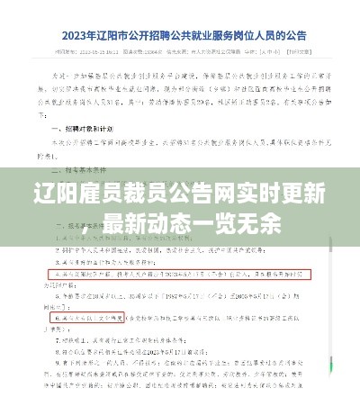 遼陽雇員裁員公告網(wǎng)實時更新，最新動態(tài)一覽無余