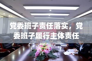 黨委班子責(zé)任落實(shí)，黨委班子履行主體責(zé)任的建議 