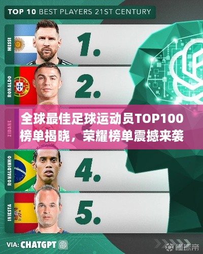 全球最佳足球運動員TOP100榜單揭曉，榮耀榜單震撼來襲！