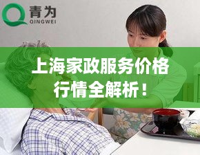 上海家政服務(wù)價(jià)格行情全解析！